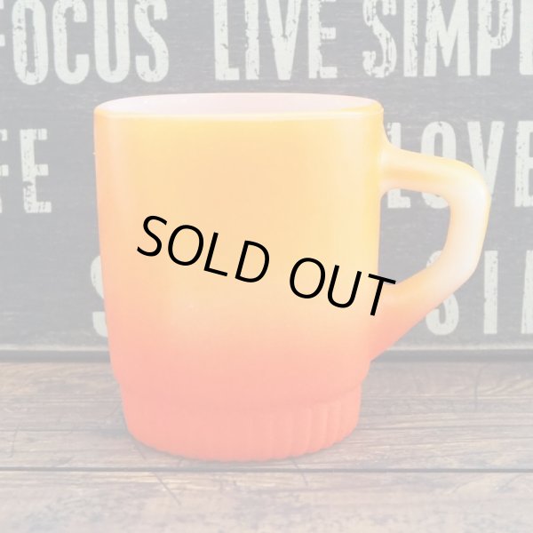 画像1: リブボトムマグ オレンジ (1)