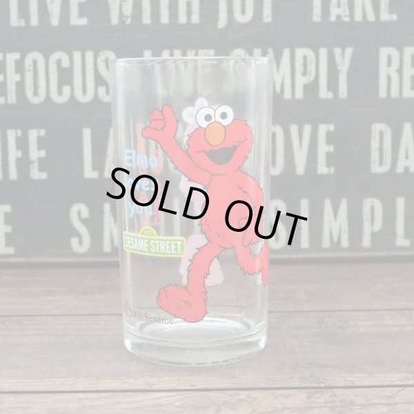 画像1: セサミストリート エルモ グラス (1)