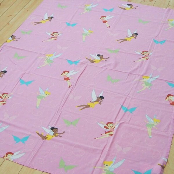 画像2: ティンカーベル ベビーフラットシーツ (2)