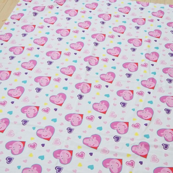 画像3: ペッパーピッグ ベビーフラットシーツ (3)