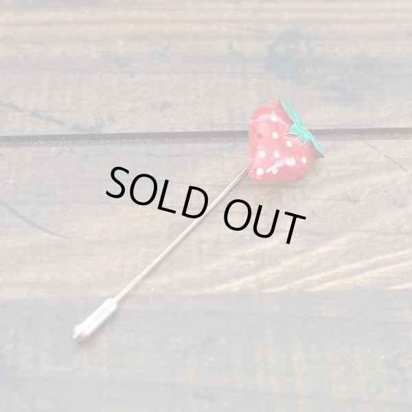 画像1: ストロベリー ハットピン  (1)