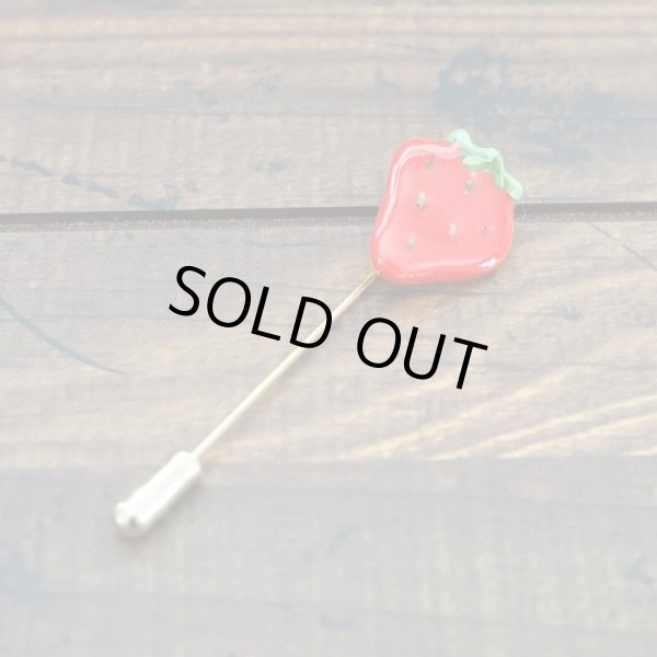 画像1: ストロベリー ハットピン  (1)