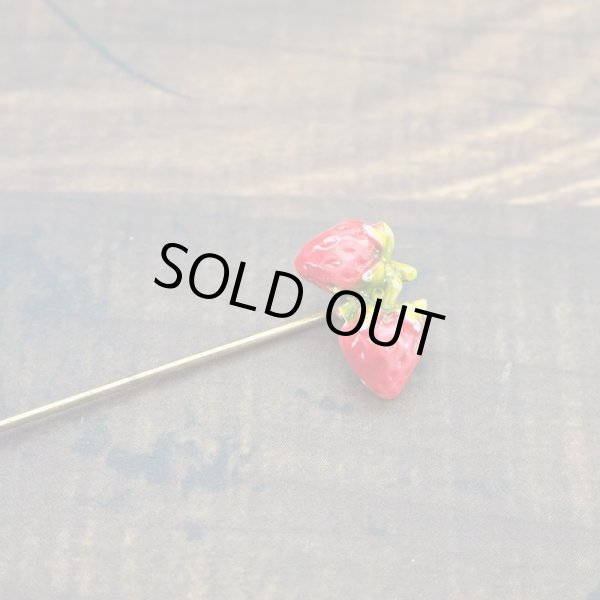 画像2: ストロベリー ハットピン  (2)