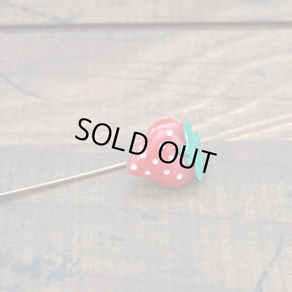 画像2: ストロベリー ハットピン  (2)