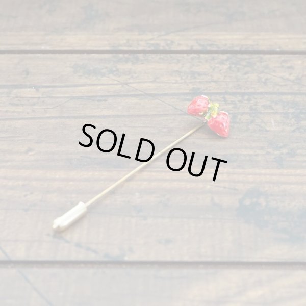 画像1: ストロベリー ハットピン  (1)