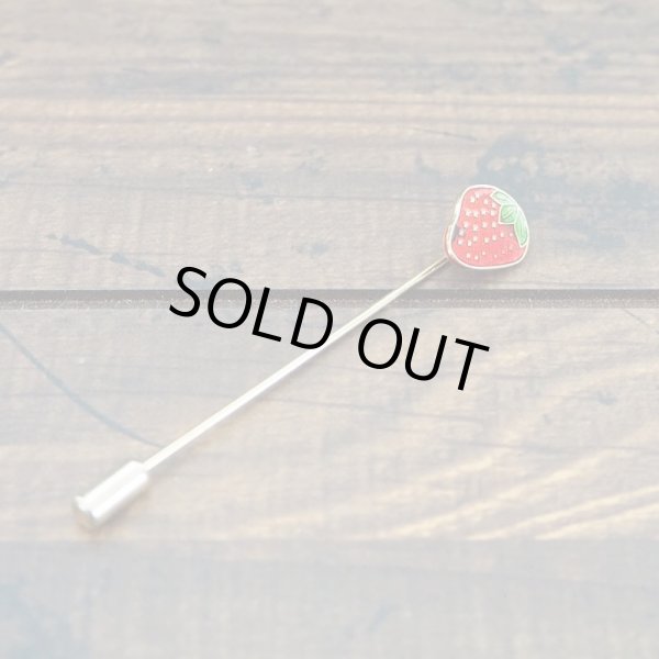 画像1: ストロベリー ハットピン  (1)