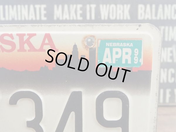 画像4: ナンバープレート Nebraska (4)