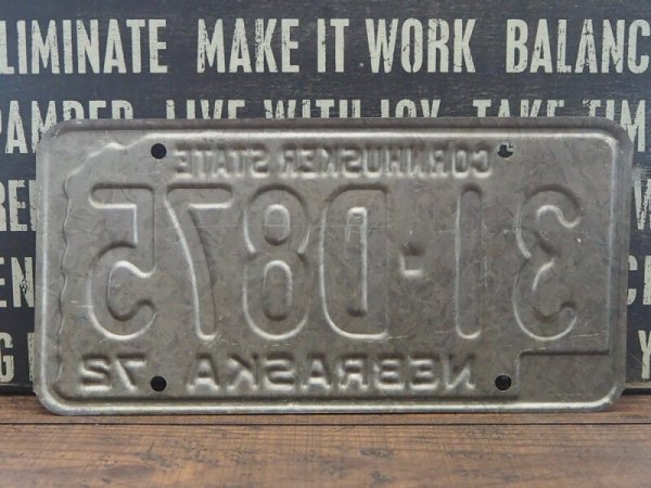 画像2: ナンバープレート Nebraska (2)