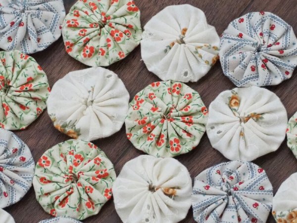 画像2: ヨーヨーキルトマット (2)