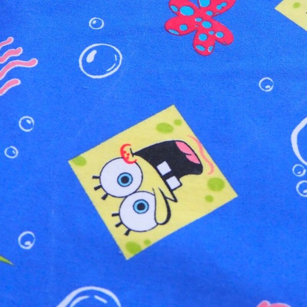 画像5: スポンジボブ ベビーフラットシーツ (5)