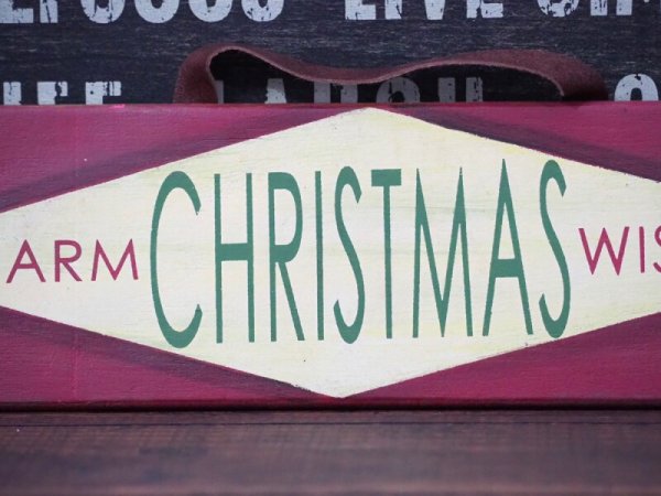 画像2: クリスマス ウッドプレート (2)