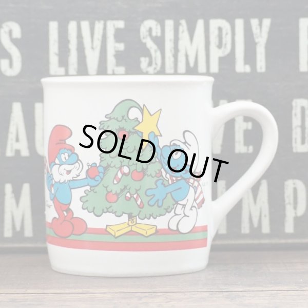 画像1: スマーフ マグカップ 1981 (1)