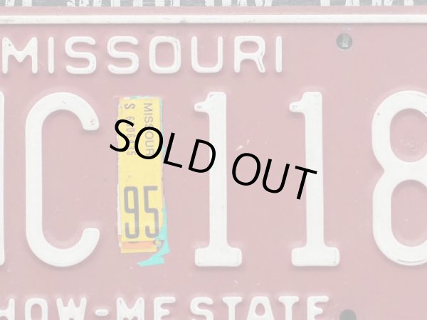 画像2: ナンバープレート Missouri (2)