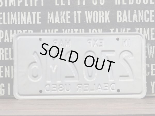 画像3: ナンバープレート DEALER USED (3)