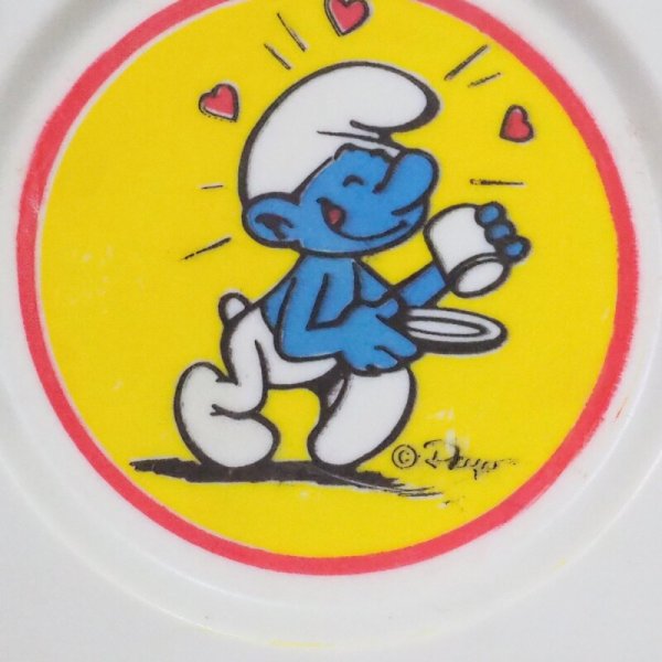 画像2: スマーフ ミニプレート (2) (2)