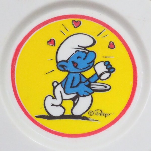 画像2: スマーフ ミニプレート (3) (2)