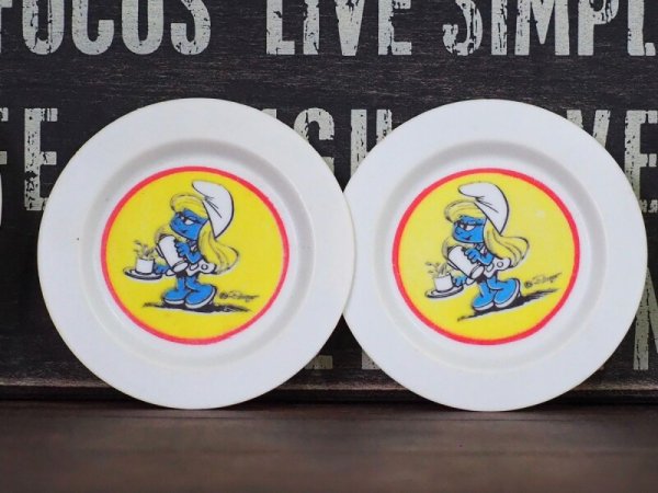 画像6: スマーフ ミニプレート＆カップセット (6)