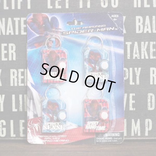 画像1: スパイダーマン キーリング4Pセット (1)