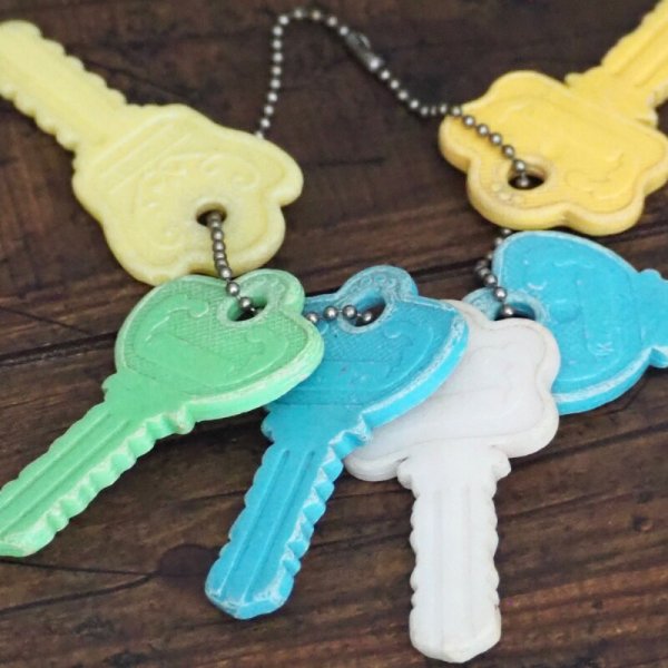 画像3: ヴィンテージ ラトル キー  (3)