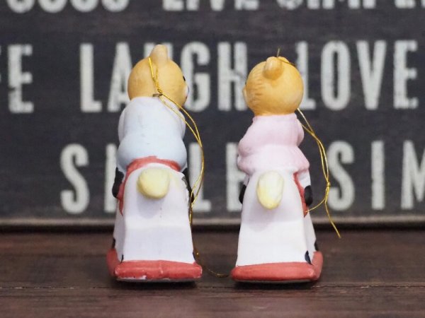 画像4: ベア オーナメント 2Pセット (4)