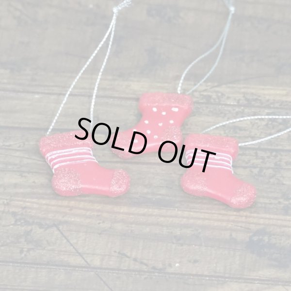 画像2: ソックス オーナメント 3Pセット (2)