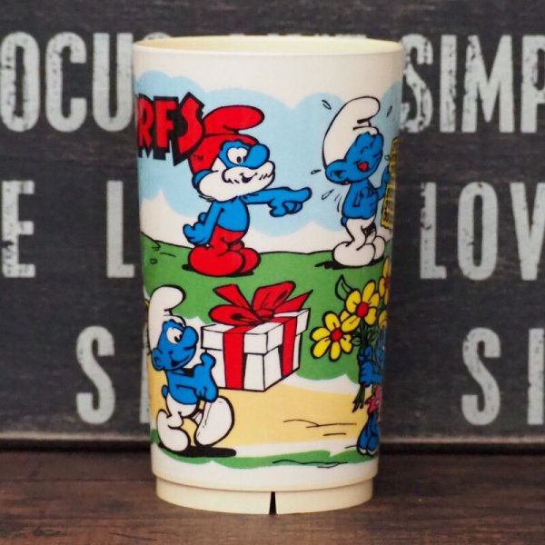 画像2: スマーフ 1980 カップ (2)