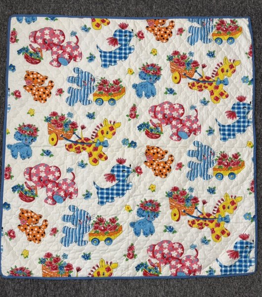 画像2: 【お問い合わせ商品】アニマル キルト (2)