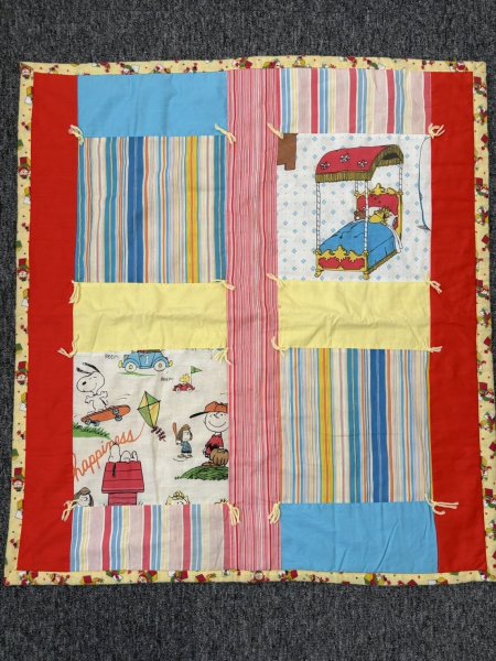 画像2: ヴィンテージ ピーナッツ キルト (2)