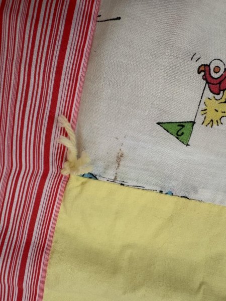 画像6: ヴィンテージ ピーナッツ キルト (6)