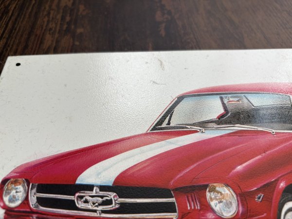 画像2: MUSTANG 50周年 看板 プレート (2)