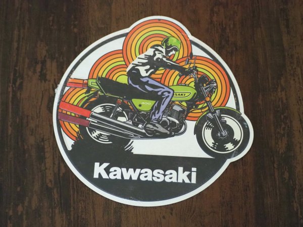 画像1: KAWASAKI 看板 プレート (1)
