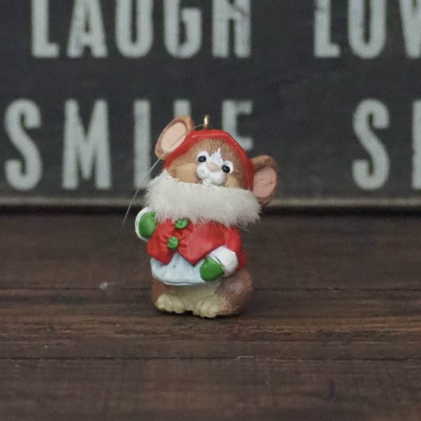 画像1: ねずみ クリスマス オーナメント (1)
