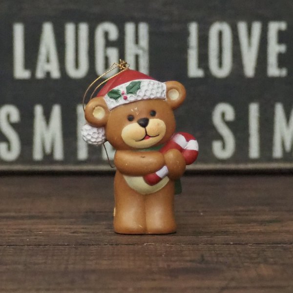 画像1: クマ クリスマス オーナメント (1)